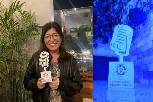 Este es el tercer año consecutivo en el que Andina Podcast es premiado en el concurso "A propósito".