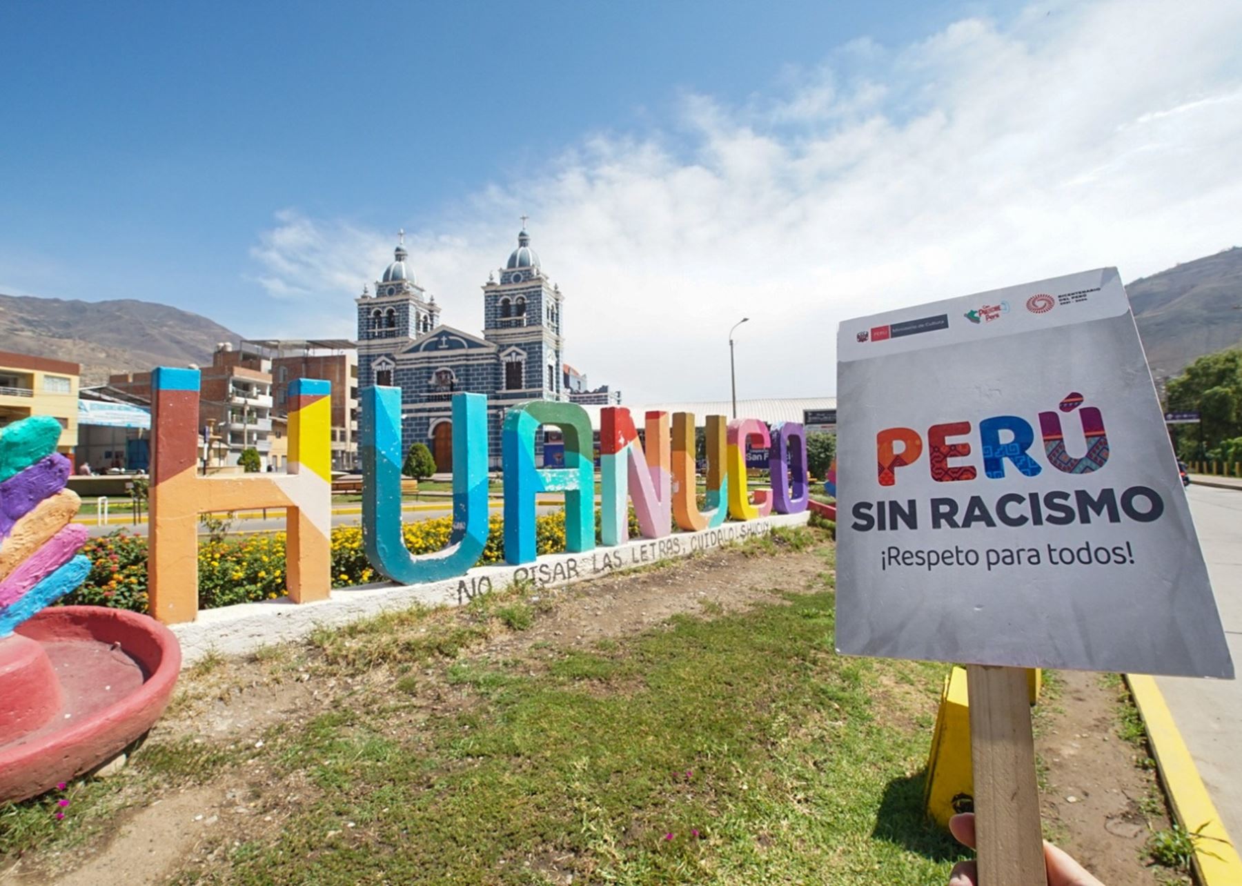 Con el apoyo del Ministerio de Cultura, se desarrolla la feria Perú sin Racismo en la ciudad de Huánuco. ANDINA/Difusión