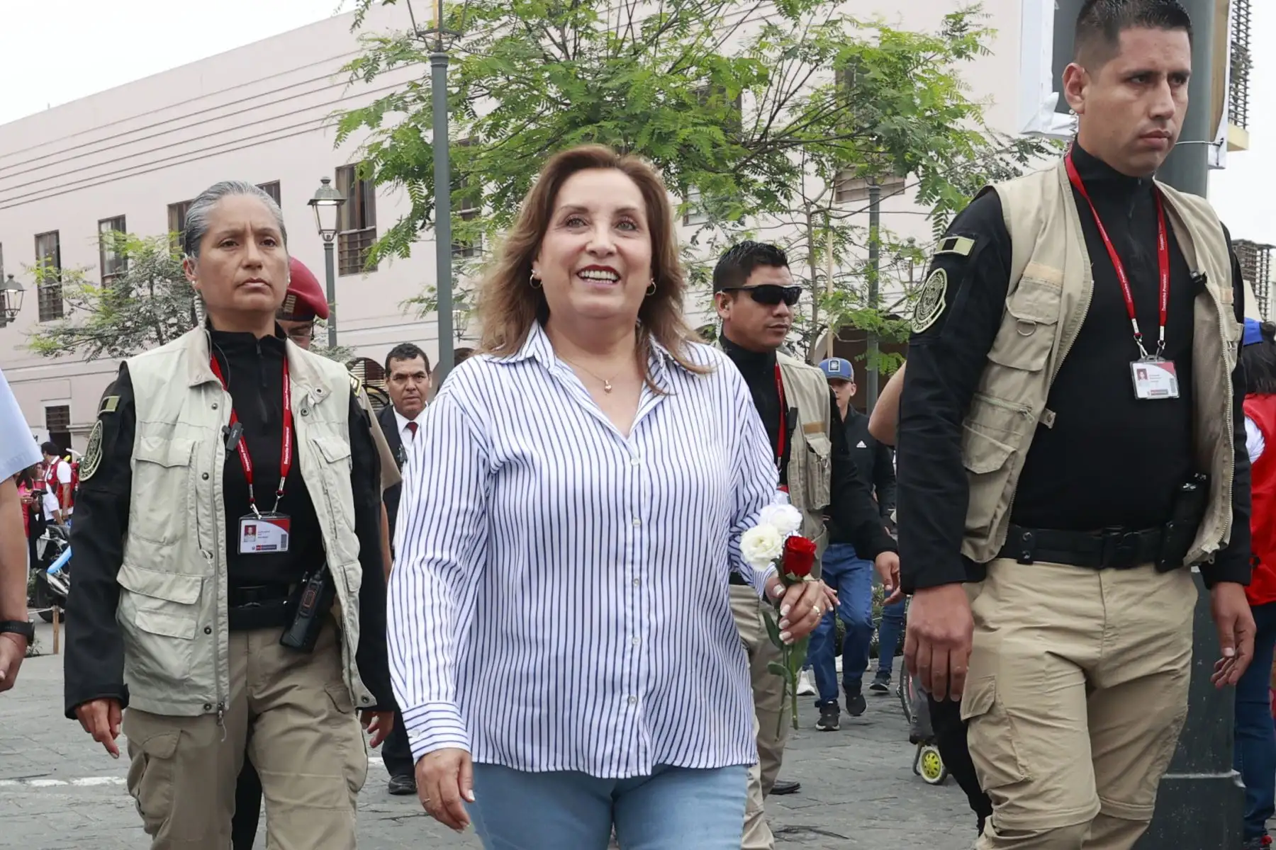 En el marco del Día Internacional de la Eliminación de la Violencia contra la Mujer, la presidenta de la república, Dina Boluarte, participa en la campaña ¡Actuemos ya!, salvemos a las niñas de la violencia sexual. Foto: ANDINA/Vidal Tarqui