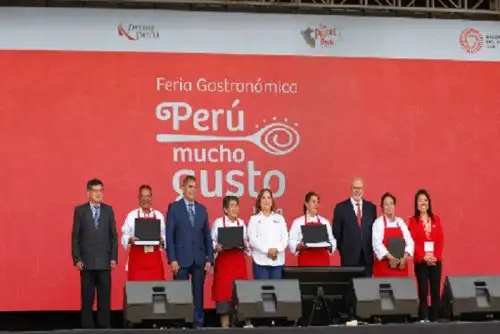 Inauguración de Perú Mucho Gusto, la cual contó con la asistencia de la presidenta de la República, Dina Boluarte.