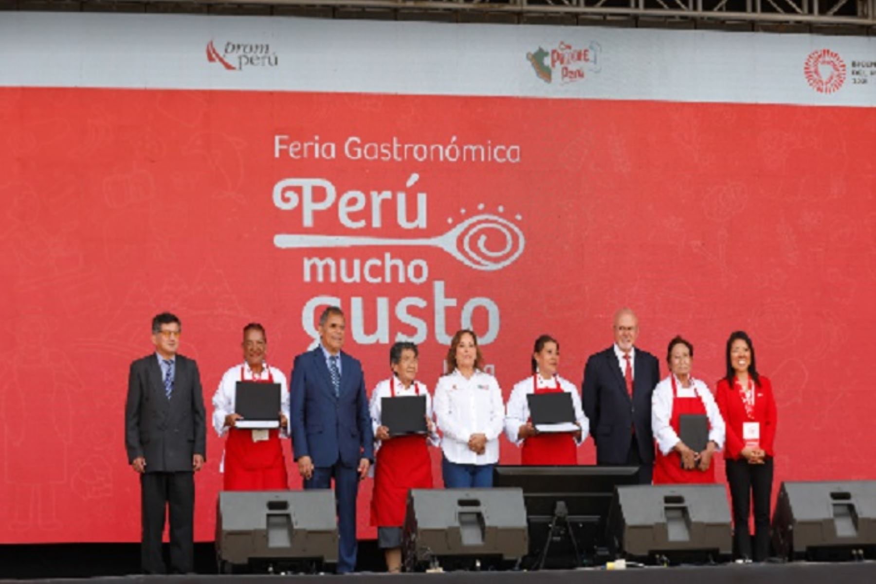Inauguración de Perú Mucho Gusto, la cual contó con la asistencia de la presidenta de la República, Dina Boluarte.