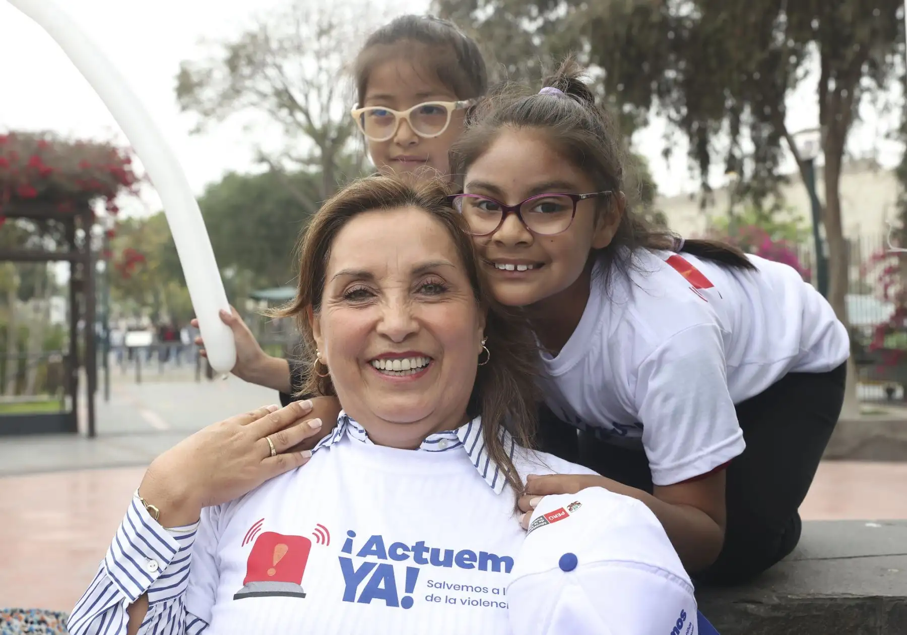 Presidenta Dina Boluarte participa en la campaña "¡Actuemos YA! Salvemos a las niñas de la violencia sexual".
Foto: ANDINA/Prensa Presidencia