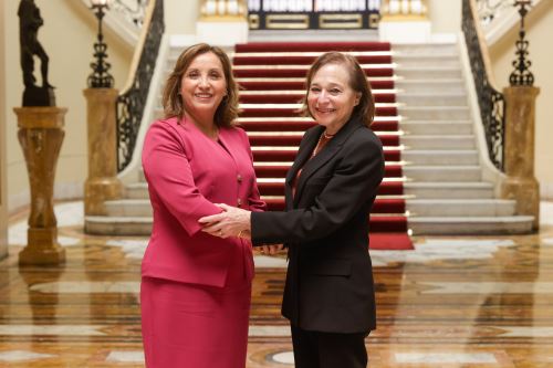 Presidenta Dina Boluarte, se reunió con Susan Segal, presidenta de la organización Americas Society / Council of the Americas (AS/COA)