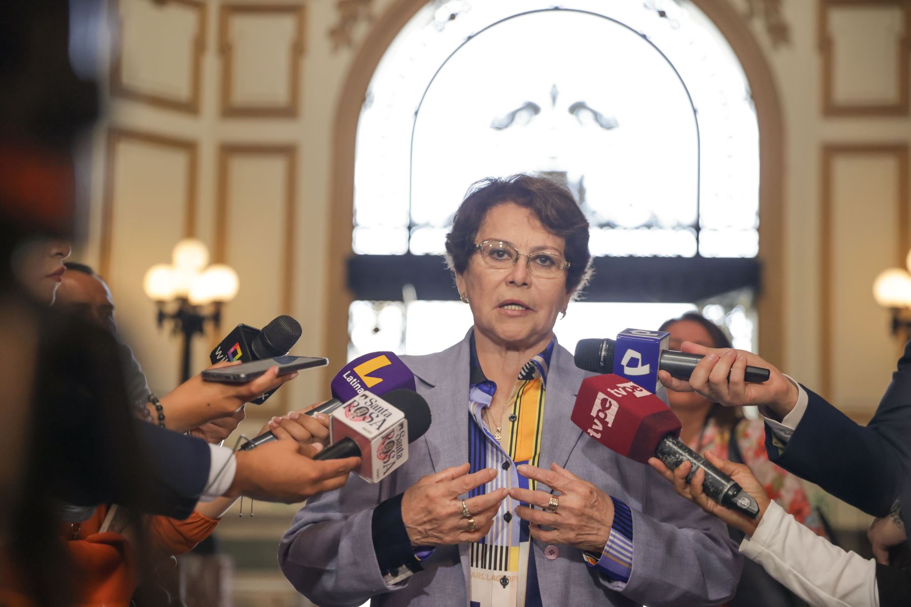La congresista Gladys Echaiz es la poromotora del proyecto de ley. ANDINA/Andrés Valle