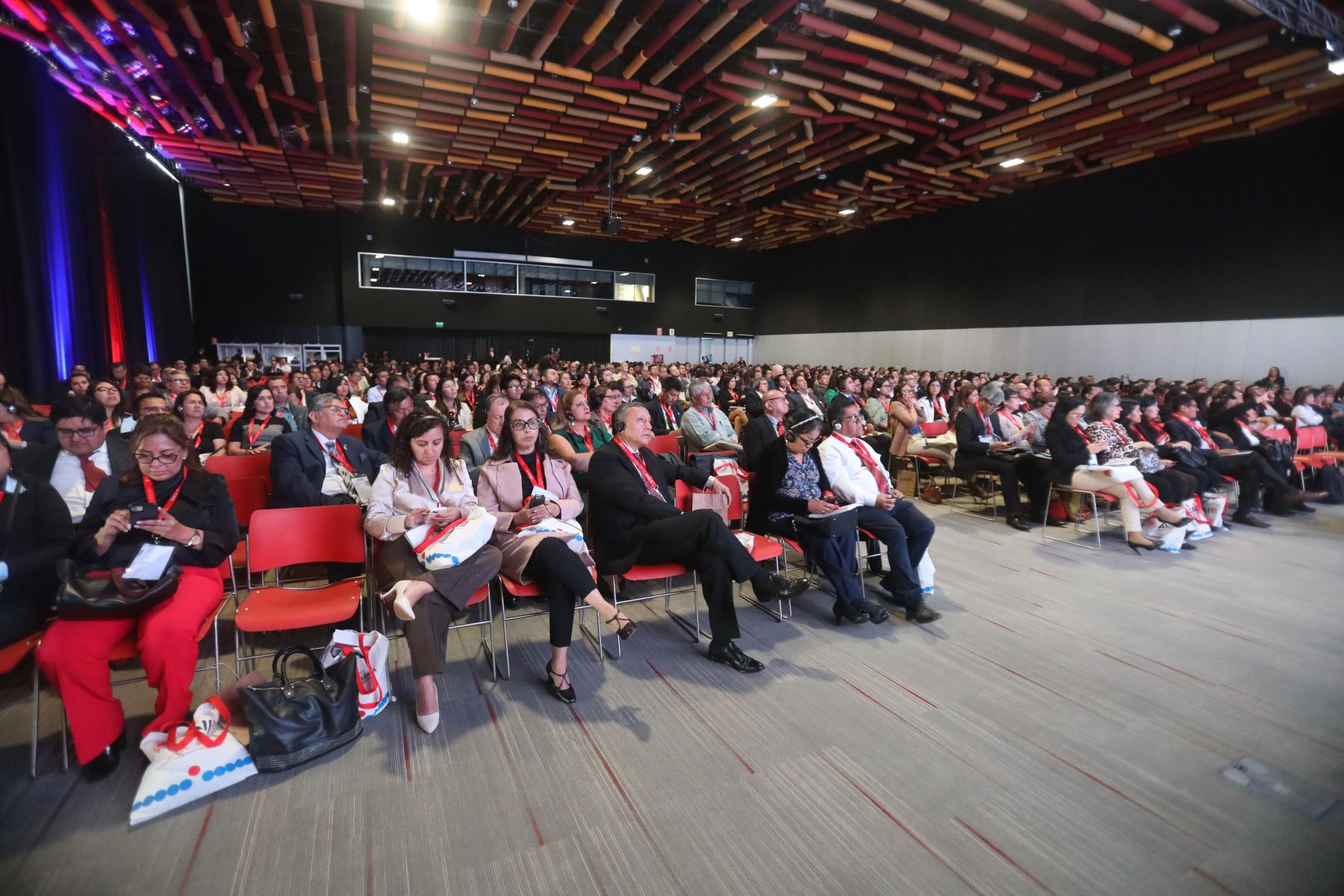 La presidenta de la república, Dina Boluarte Zegarra, participa en la inauguración de la X Conferencia Anual Internacional por la integridad (CAII) 2023. Foto: ANDINA/ CGR