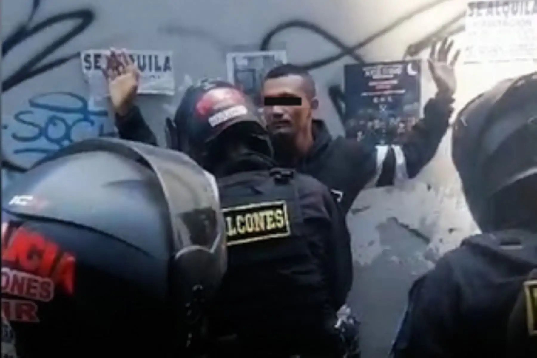 Efectivos de Comisaría PNP Vitarte lograron detención de sujetos que se trasladaban en motocicletas por zona comercial de Lima Este. Foto: ANDINA/Difusión