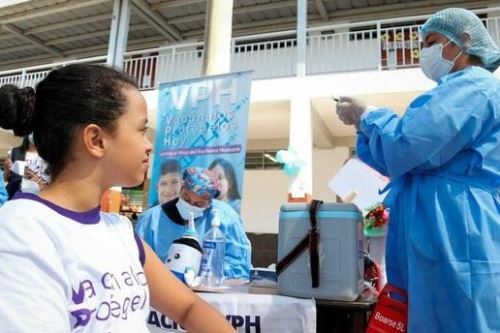 Minsa recuerda que la vacunación contra VPH está dirigida a niños y niñas de 9 a 13 años. Foto: ANDINA/Difusión.