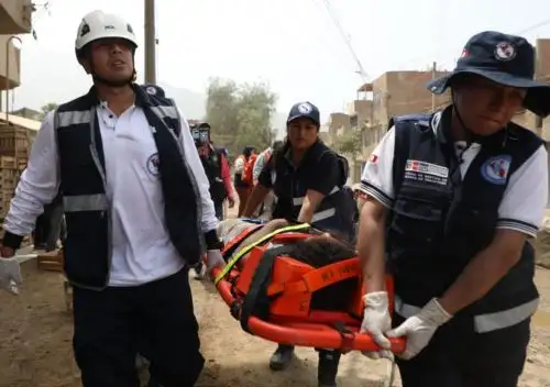 Brigadistas de intervención en situaciones de emergencias y desastres del Minsa participarán del simulacro binacional de desastre que se realizará mañana en el caserío La Balsa, en Cajamarca. ANDINA/Difusión