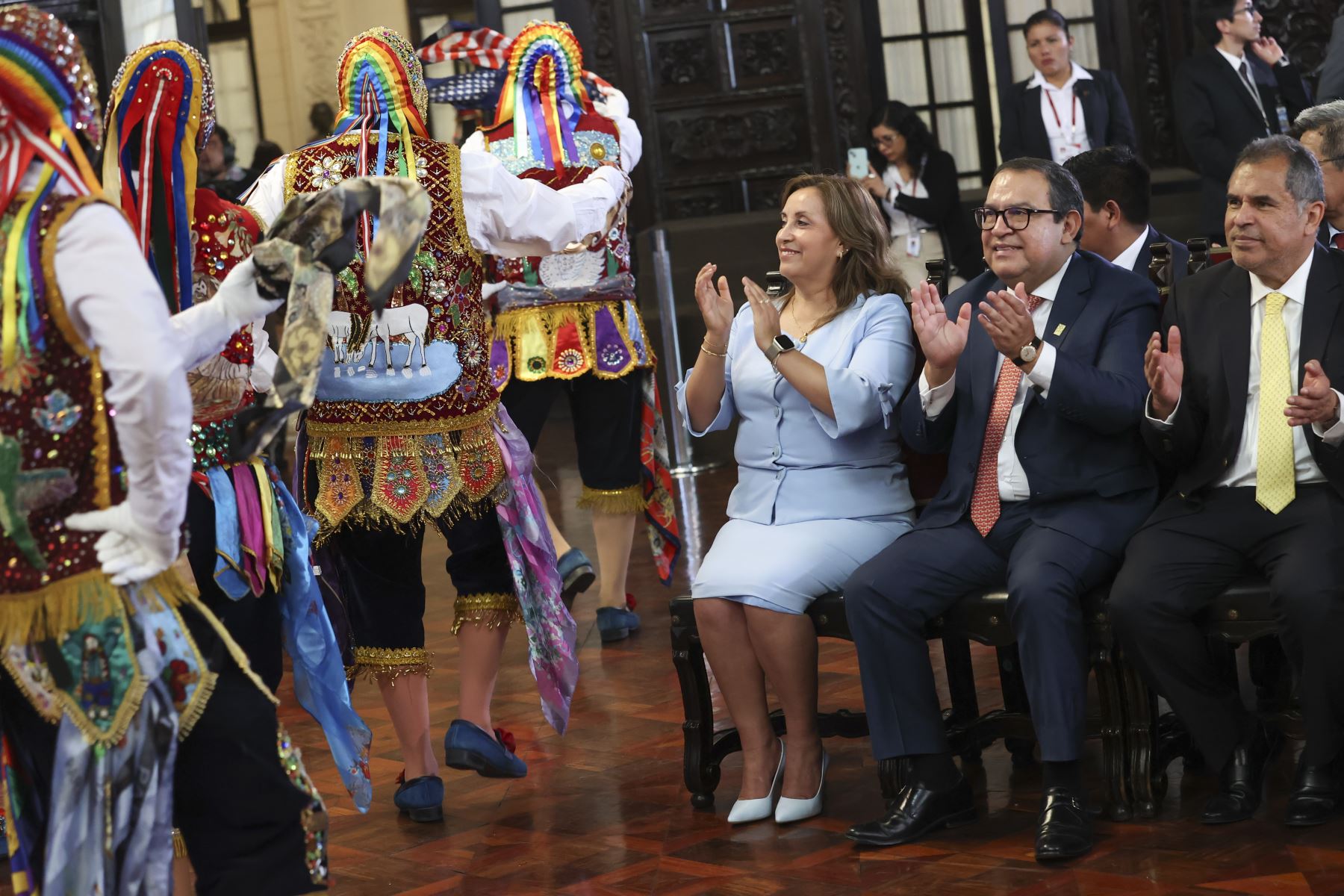 La presidenta Dina Boluarte participó en la ceremonia de reconocimiento de los "Mejores Pueblos Turísticos del Mundo" otorgado por la Organización Mundial del Turismo, siendo el Perú uno de los países más distinguidos entre las 60 naciones participantes.
Foto: ANDINA/Presidencia Perú