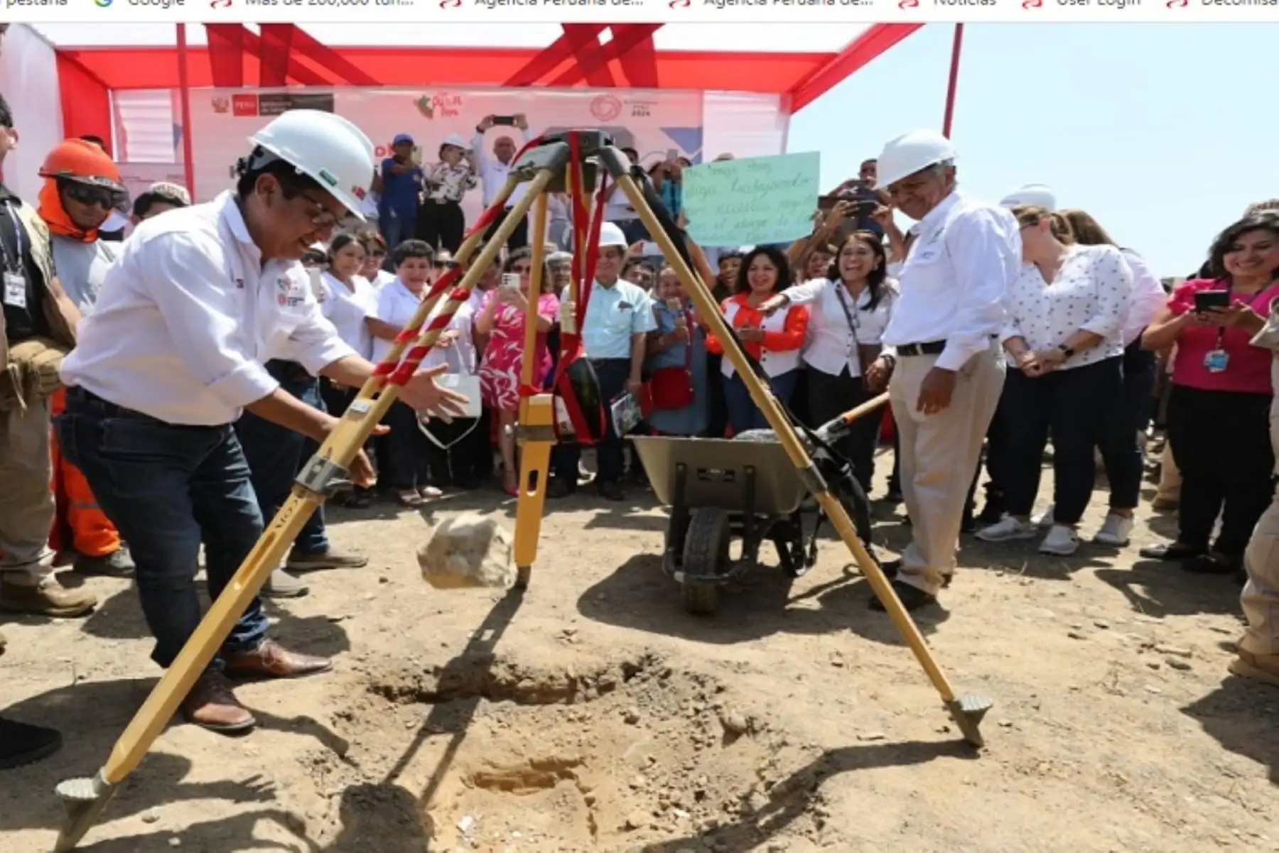 Nuevo hospital de Motupe beneficiará a más de 87,000 personas, subraya ministro de Salud, César Vásquez.