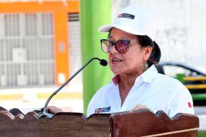 Albina Ruiz, ministra del Ambiente, realizó actividades en Piura. ANDINA/Difusión