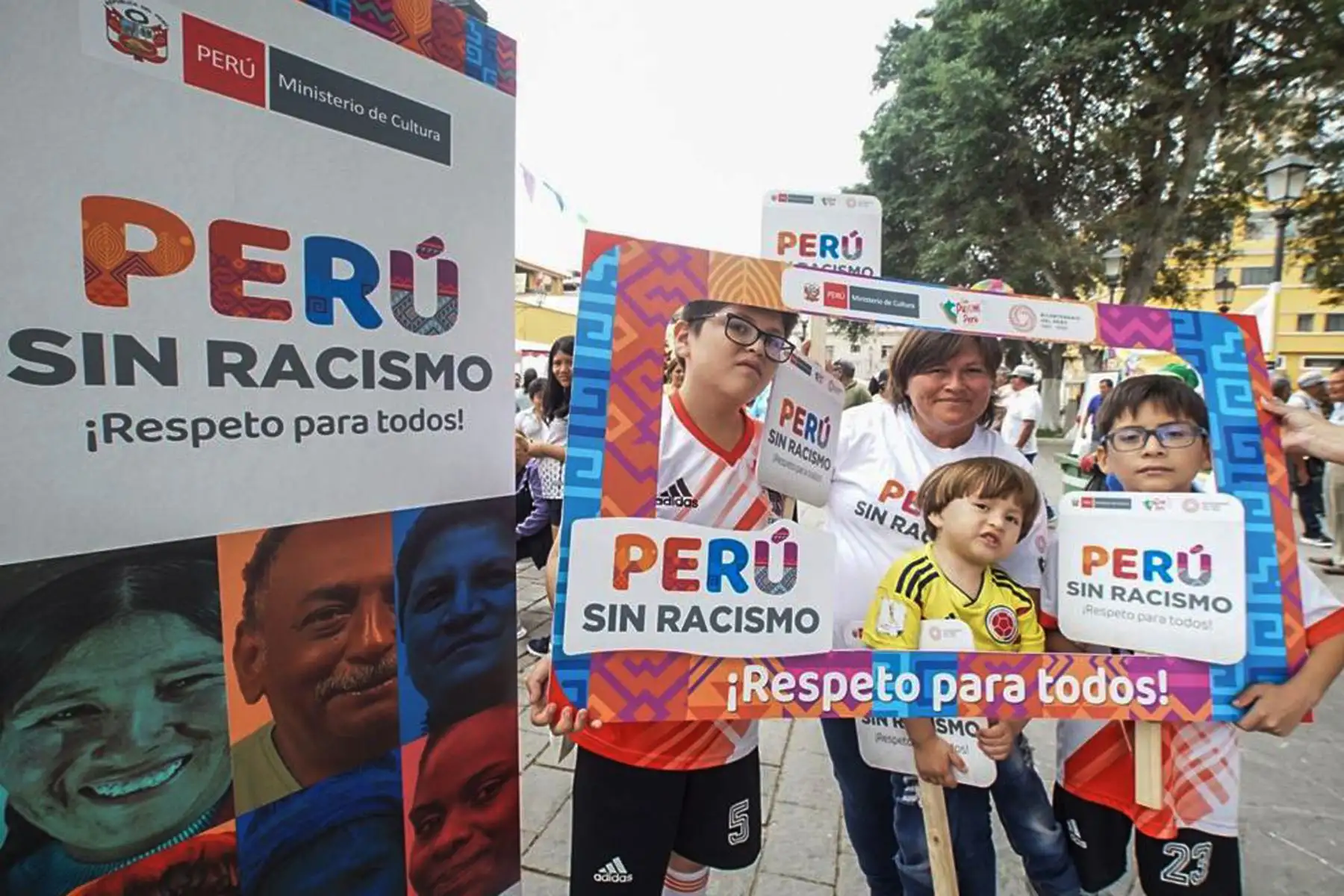 La campaña "El racismo no es de hermanos" busca que la población identifique los actos de discriminación basados en el origen étnico o racial. ANDINA/ Ministerio de Cultura.
