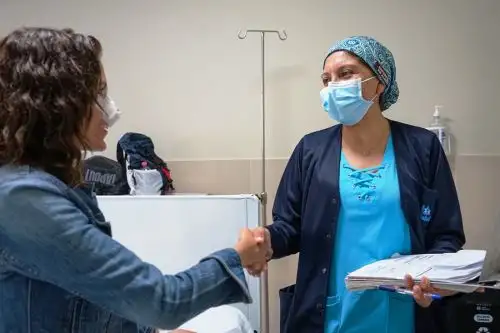 Retiran piedra de 3 cm alojada por más de 30 años en nariz de mujer. Foto: ANDINA/Difusión.