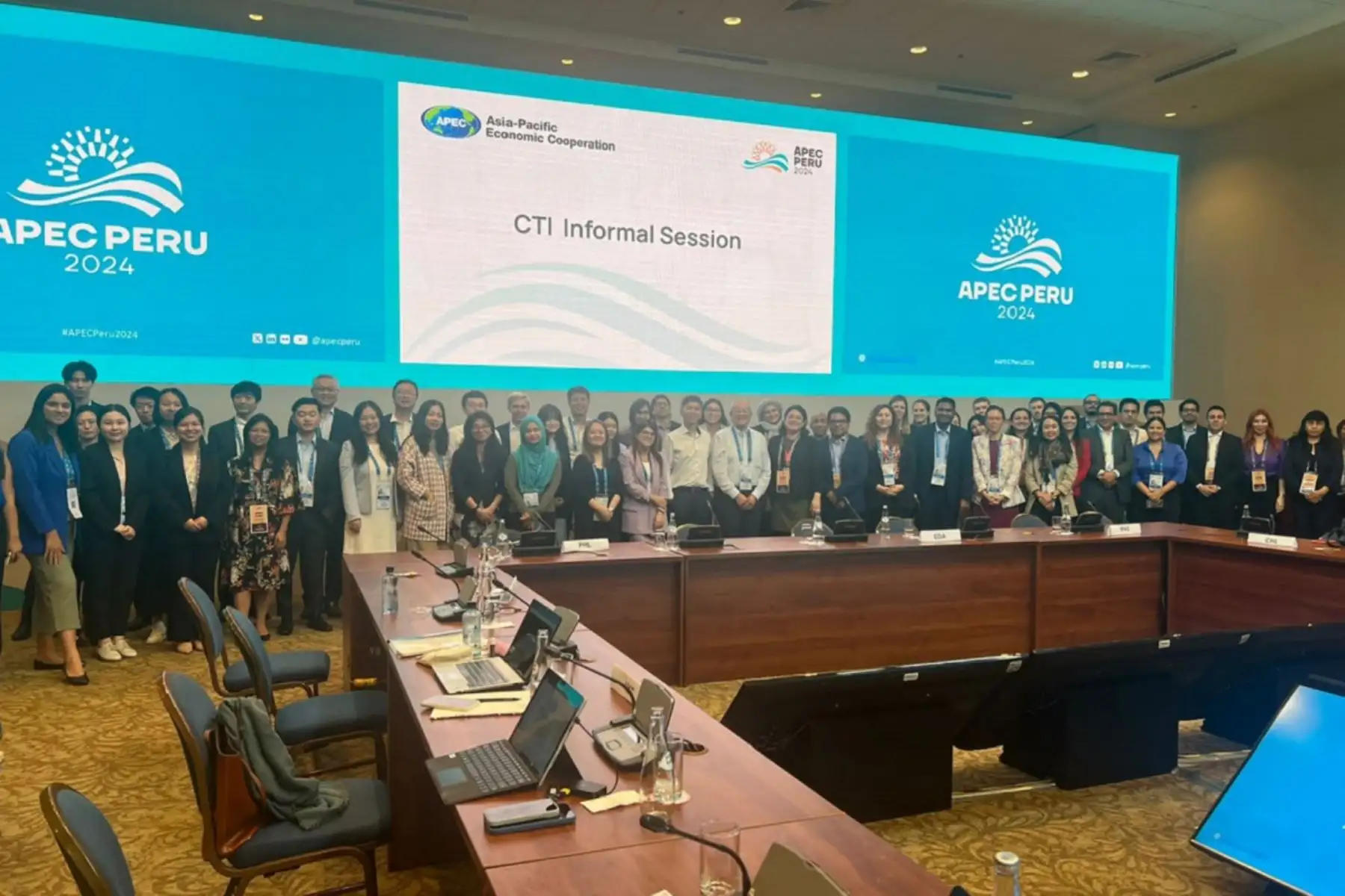Reunión de altos funcionarios de las economías del APEC en Lima. Foto: Cortesía.