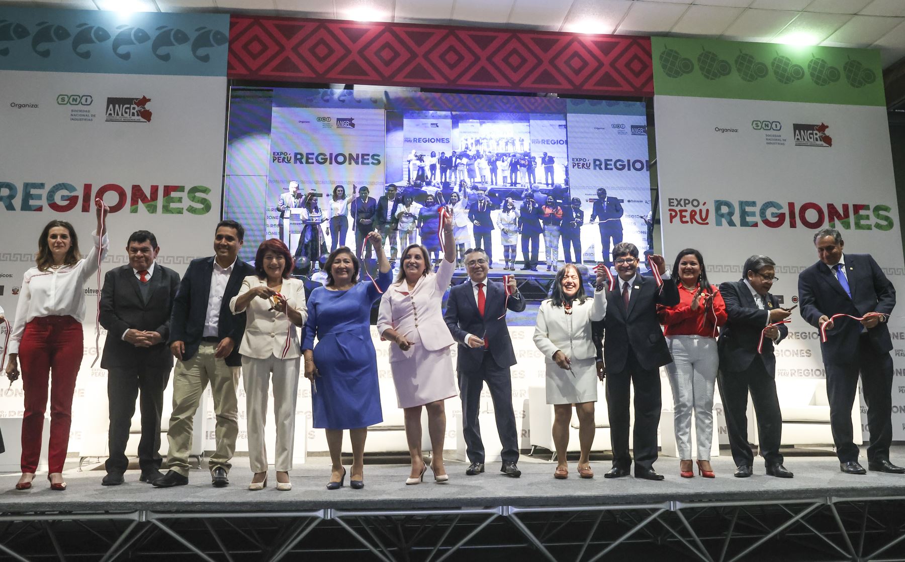 Presidenta Dina Boluarte participó en la inauguración de Expo Perú Regiones 2023, organizado por la Sociedad Nacional de Industrias y la Asamblea Nacional de Gobiernos Regionales. 
Foto: ANDINA/Presidencia de la República