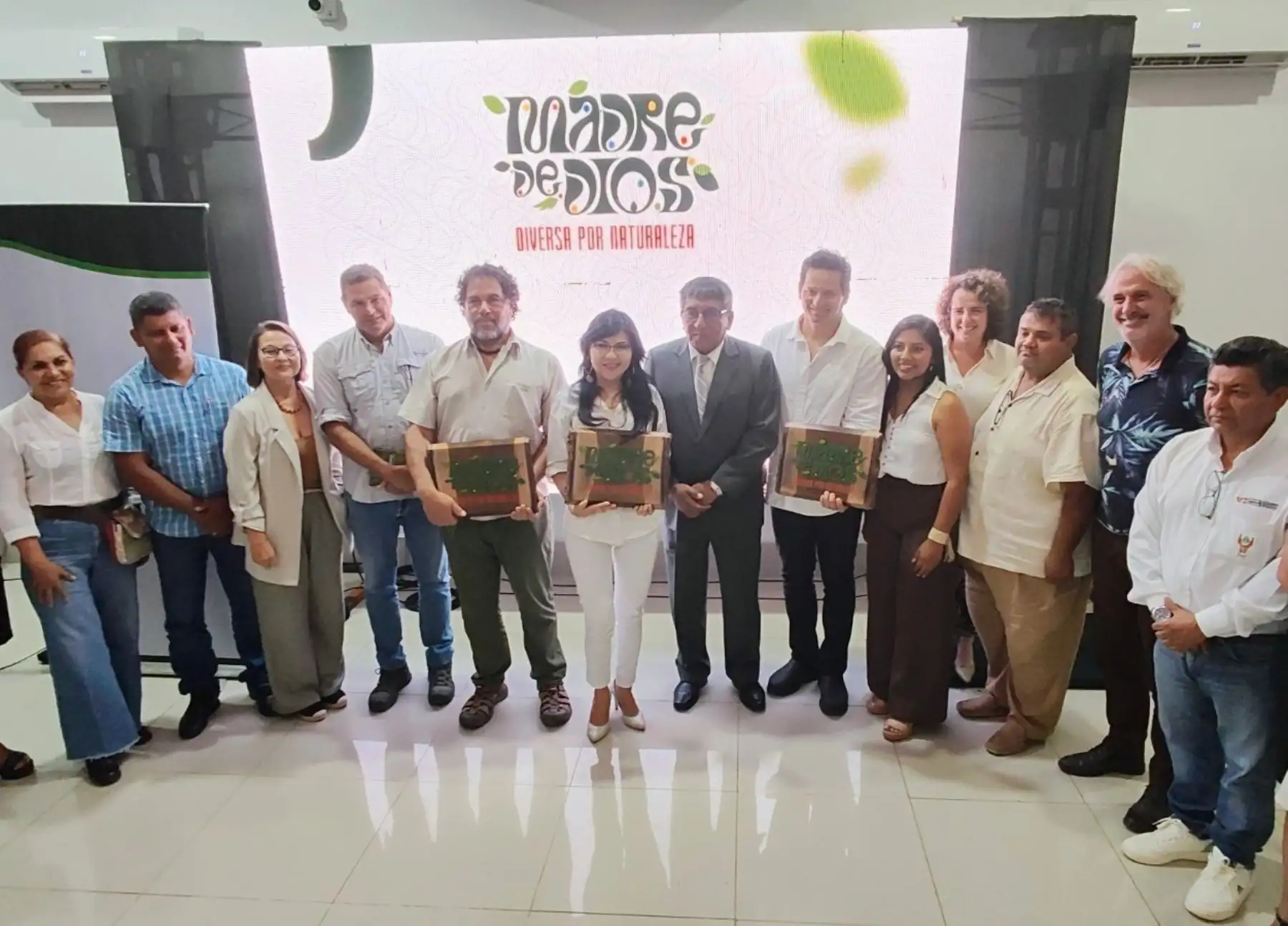 Madre de Dios presentó su marca distintiva con el que promocionará sus atractivos y productos únicos e impulsar el desarrollo sostenible de la región. ANDINA/Difusión