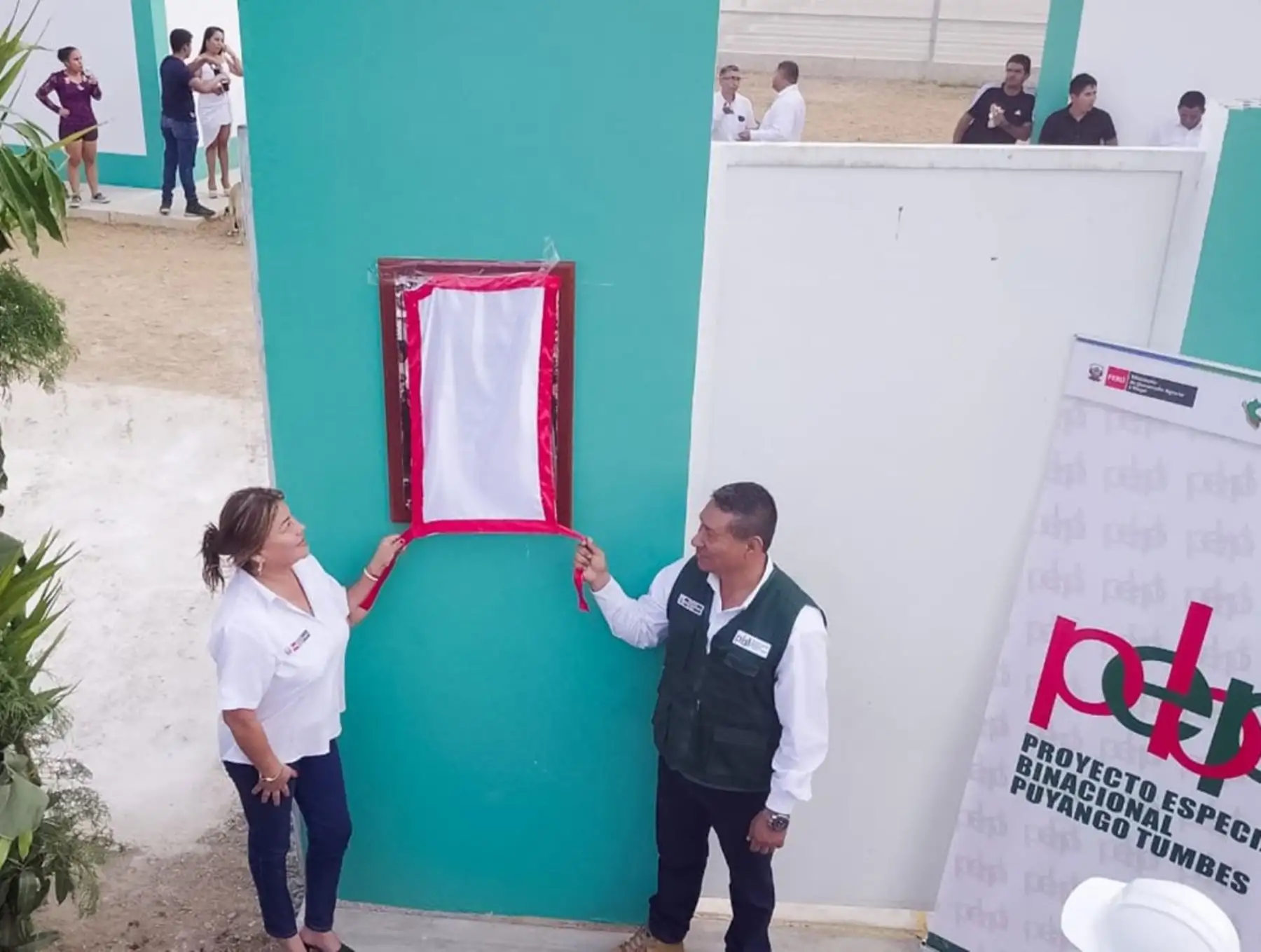 Midagri inaugura obra de mejoramiento de vivero frutícola en distrito de Papayal, región Tumbes. ANDINA/Difusión