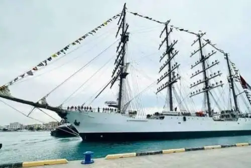 BAP Unión a su llegada a Italia, ANDINA/Difusión