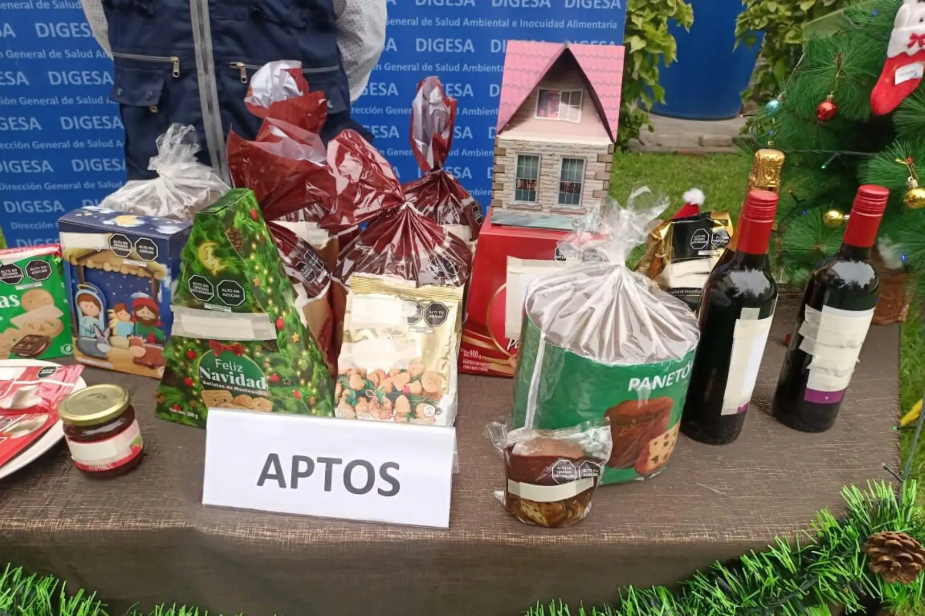En el marco de las celebraciones por Navidad y Año Nuevo, en donde se incrementa el consumo de panetones, chocolates de taza y licores, el Ministerio de Salud (Minsa), a través de la Dirección General de Salud Ambiental e Inocuidad Alimentaria (DIGESA), exhortó a la población a seguir las siguientes recomendaciones antes de comprar estos producto. Foto: Minsa
