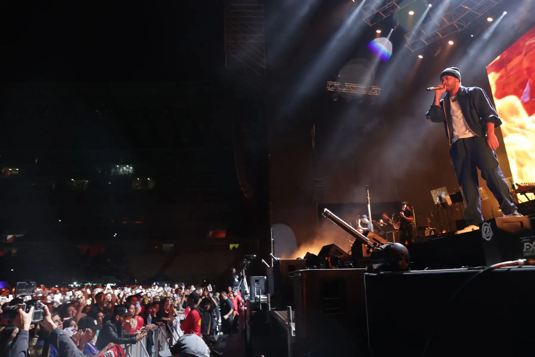 El rey de la bachata, Prince Royce, se presentó en el Estadio Nacional de Lima como parte de la gira de conciertos  "Viviendo Tour"  junto a Marc Anthony Foto: ANDINA/Andrés Valle