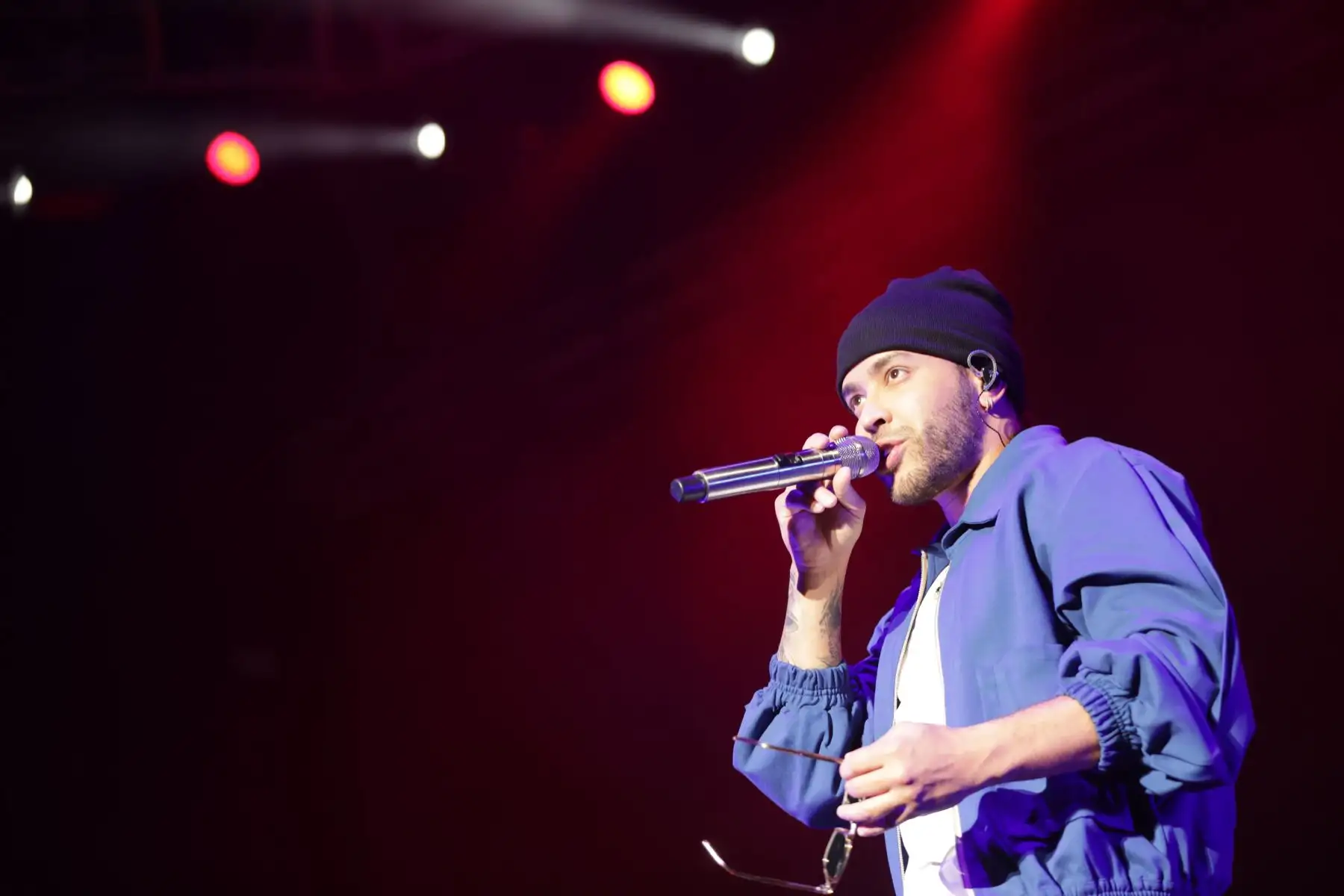 El rey de la bachata, Prince Royce, se presentó en el Estadio Nacional de Lima como parte de la gira de conciertos  "Viviendo Tour"  junto a Marc Anthony Foto: ANDINA/Andrés Valle