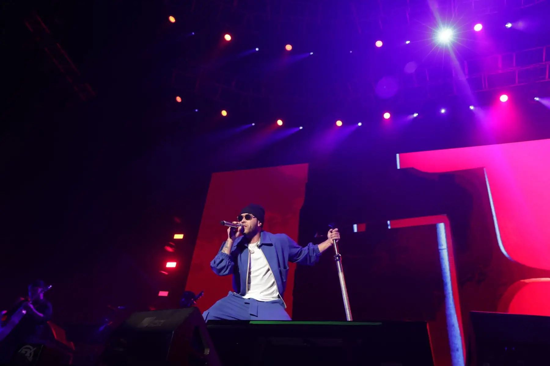 El rey de la bachata, Prince Royce, se presentó en el Estadio Nacional de Lima como parte de la gira de conciertos  "Viviendo Tour"  junto a Marc Anthony Foto: ANDINA/Andrés Valle