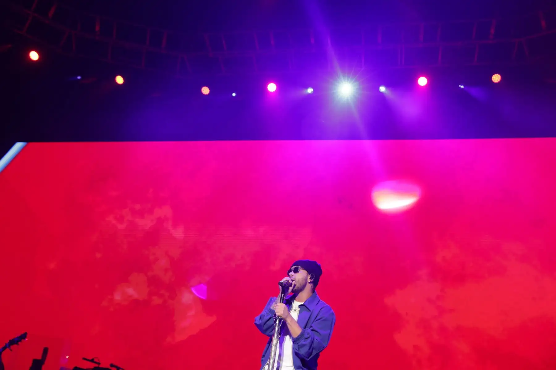 El rey de la bachata, Prince Royce, se presentó en el Estadio Nacional de Lima como parte de la gira de conciertos  "Viviendo Tour"  junto a Marc Anthony Foto: ANDINA/Andrés Valle