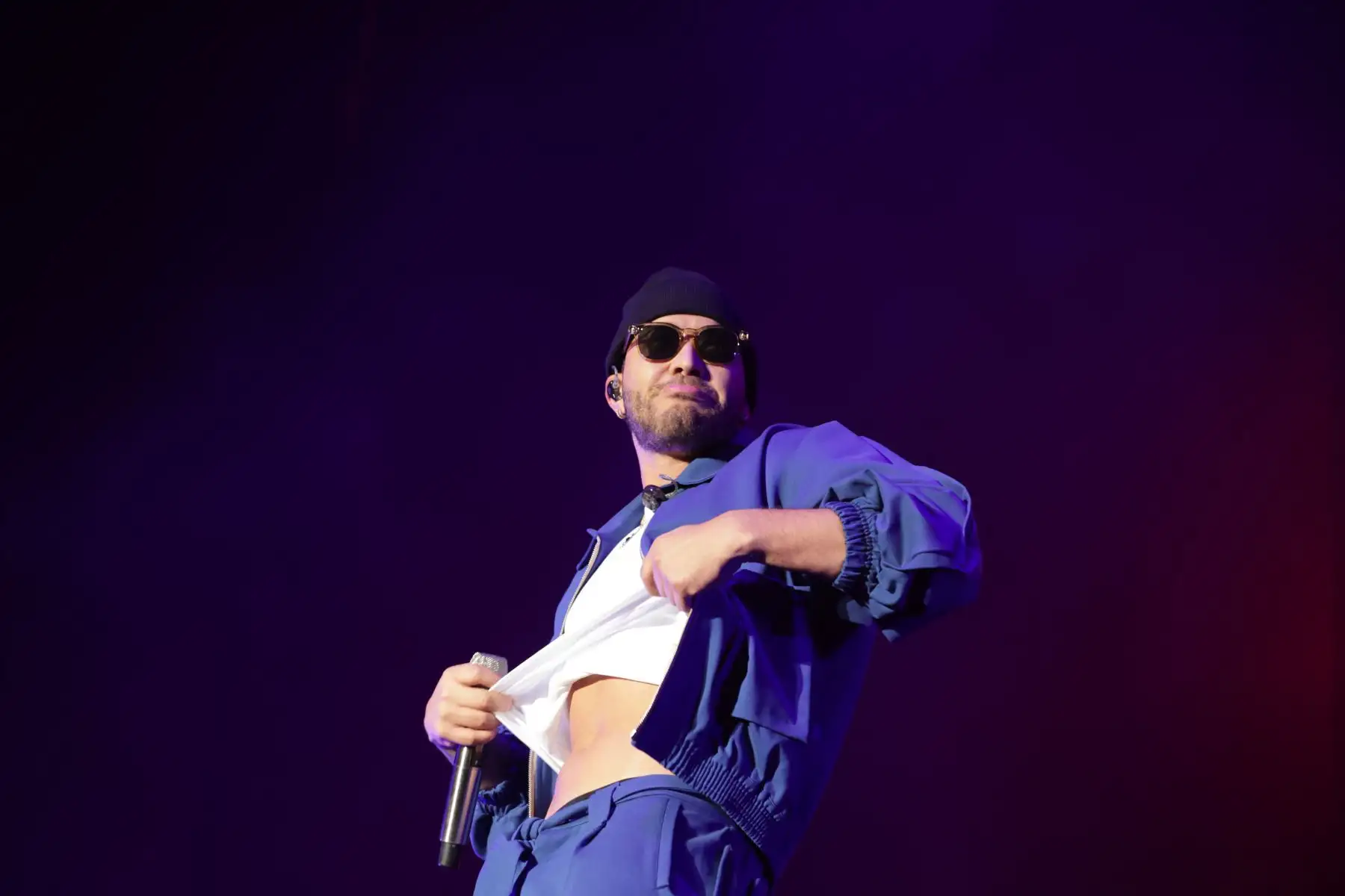 El rey de la bachata, Prince Royce, se presentó en el Estadio Nacional de Lima como parte de la gira de conciertos  "Viviendo Tour"  junto a Marc Anthony Foto: ANDINA/Andrés Valle