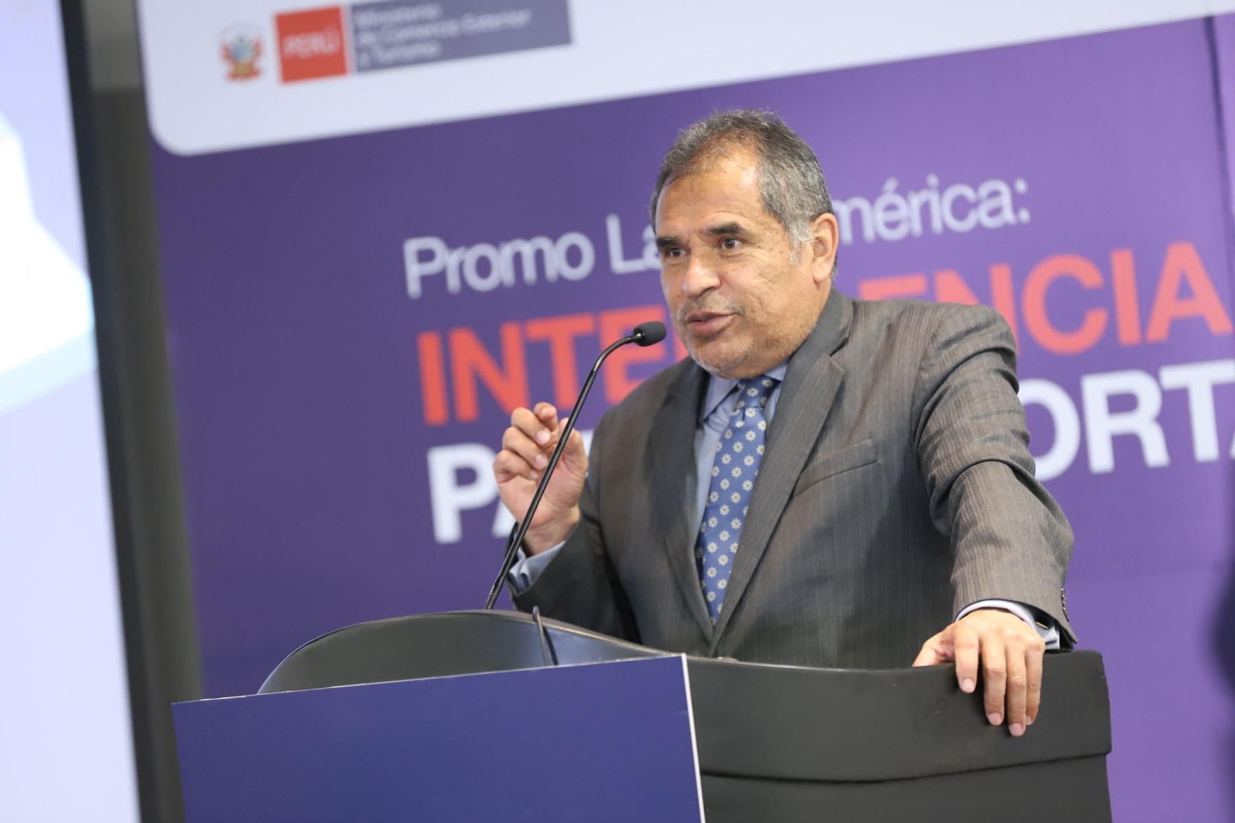 Juan Carlos Mathews, ministro de Comercio Exterior y Turismo. ANDINA/Difusión