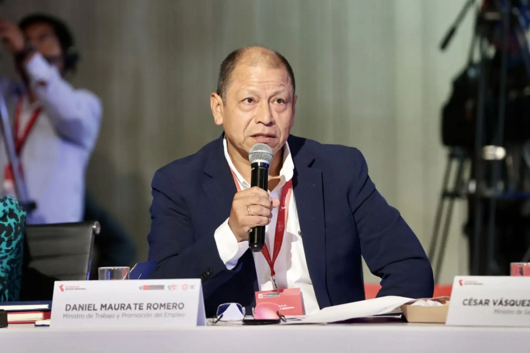 Ministro de Trabajo y Promoción del Empleo, Daniel Maurate Romero. Foto: Cortesía.