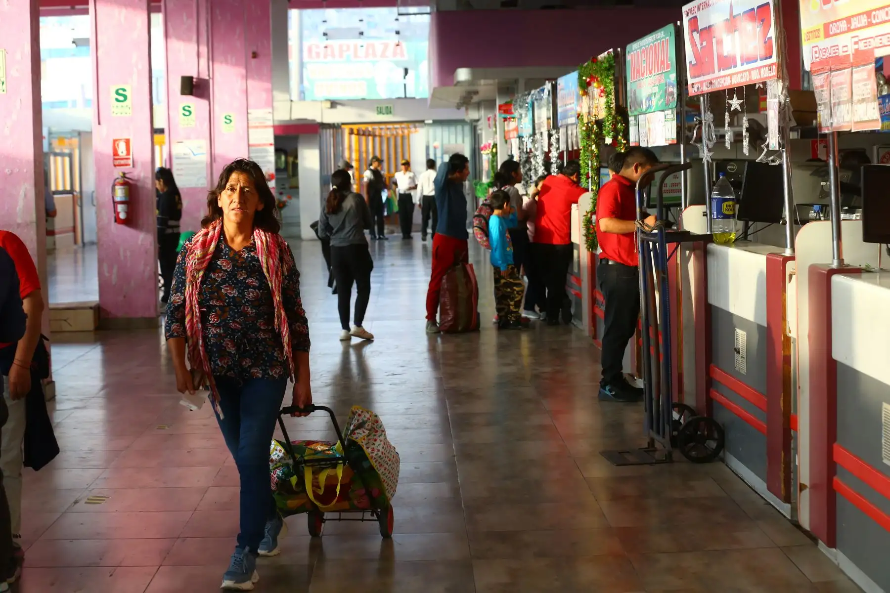 La Policía Nacional del Perú, brindó el "MEGAOPERATIVO PROTECCION AL TURISTA 2023" de la ejecución de operaciones policiales de orientación, seguridad, protección, prevención e identificación de conductores de vehículos formales e informales que brindan el servicio de transporte, a fin de prevenir hechos delictivos en agravio de los turistas. Foto: ANDINA/Eddy Ramos