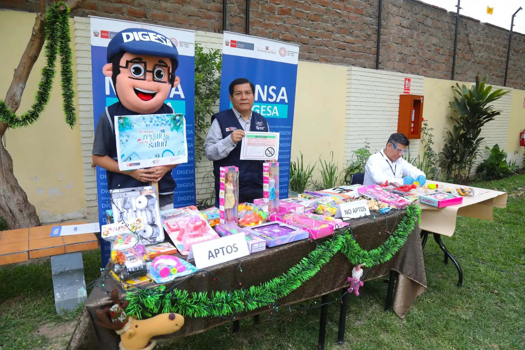 Con el fin de proteger la salud de las personas, sobre todo de las niñas y niños, en estas fiestas navideñas, el Ministerio de Salud (Minsa), a través de la Dirección General de Salud Ambiental e Inocuidad Alimentaria (Digesa), brinda recomendaciones a los padres de familia para la compra de juguetes seguros y no tóxicos Foto: ANDINA/Difusión