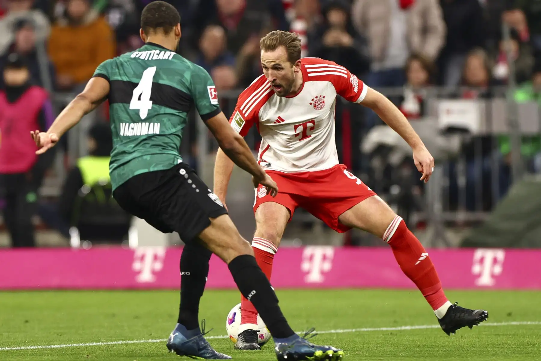 Con gol de Harry Kane al inicio del partido, Bayern Munich vence 1-0 al Stuttgart durante la jornada 15 de la Bundesliga alemana. Foto: EFE