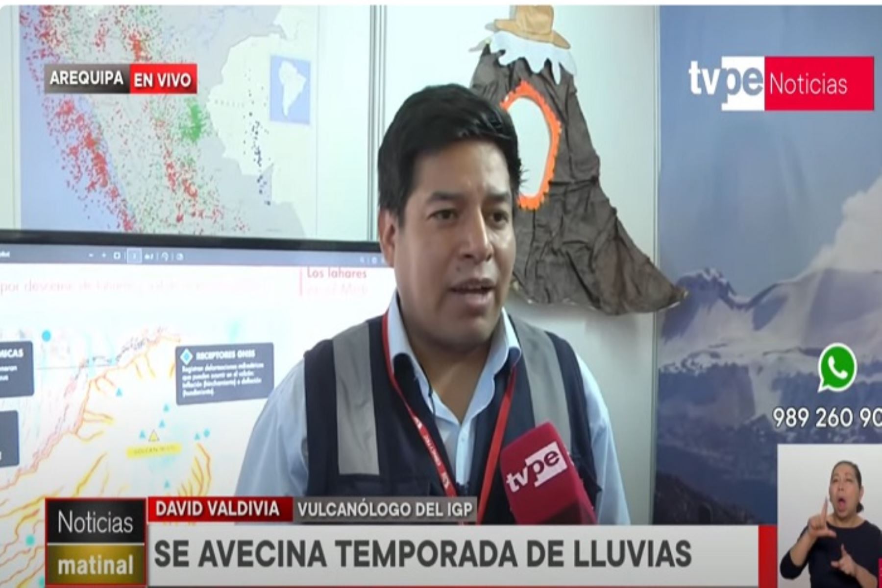 Arequipa: instalarán sistema de alerta ante presencia de lajares del volcán Misti