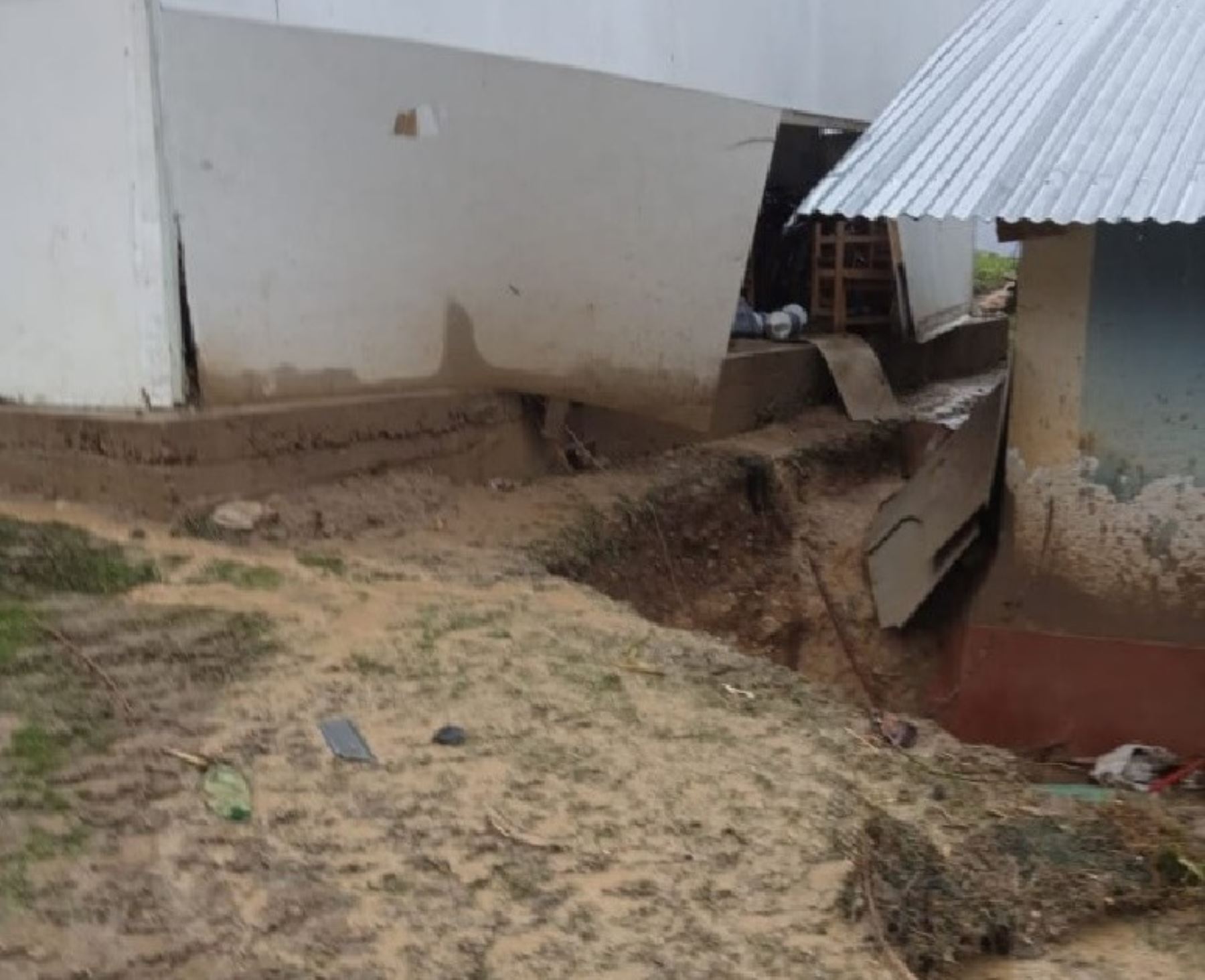 Al menos 15 viviendas, un colegio y una vivienda resultaron afectadas en la provincia de Mariscal Luzuriaga, región Áncash, a consecuencia de las lluvias intensas. ANDINA/Difusión