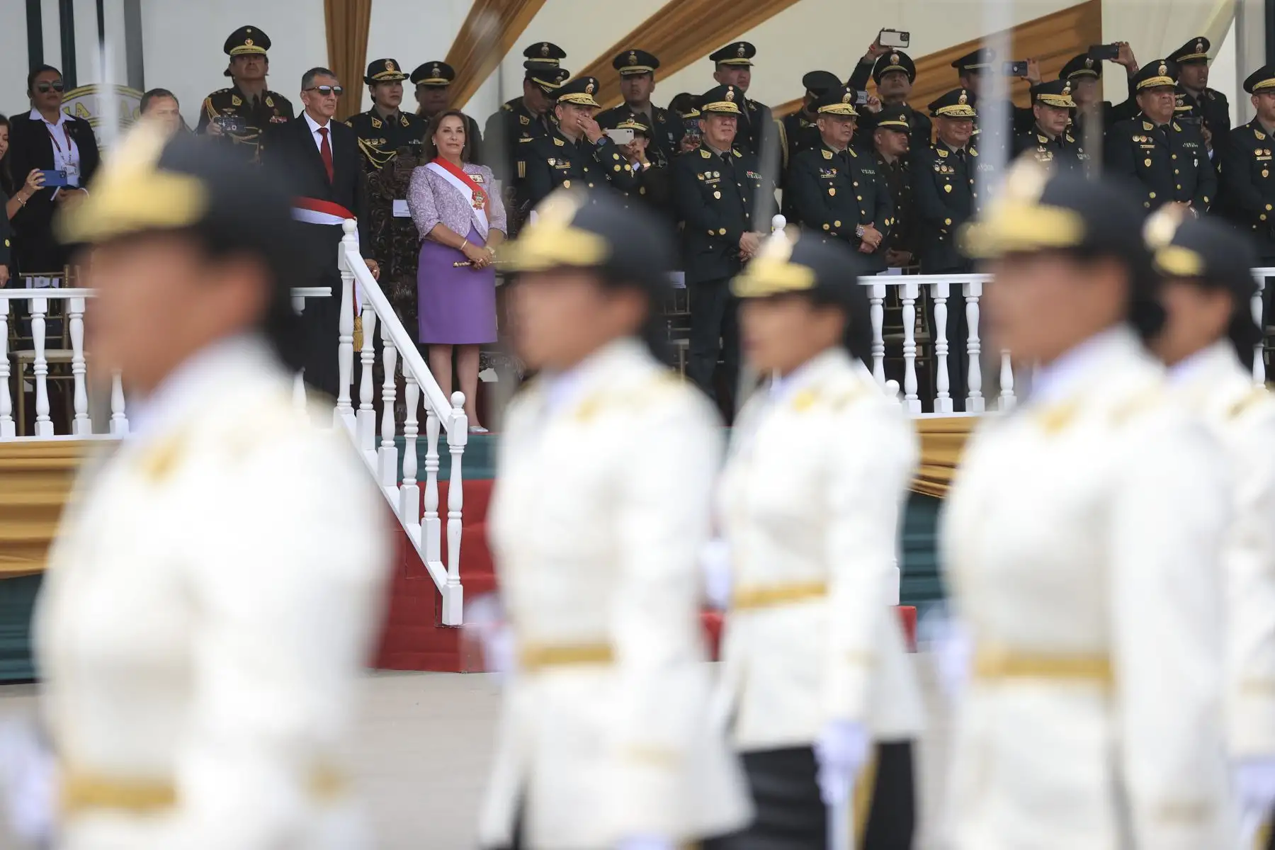 Presidenta Dina Boluarte participa en la ceremonia de graduación de oficiales de la Policía Nacional del Perú, promoción 2024
Foto: ANDINA/Prensa Presidencia