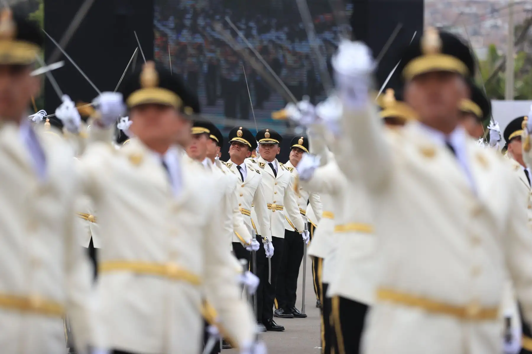 Presidenta Dina Boluarte participa en la ceremonia de graduación de oficiales de la Policía Nacional del Perú, promoción 2024
Foto: ANDINA/Prensa Presidencia