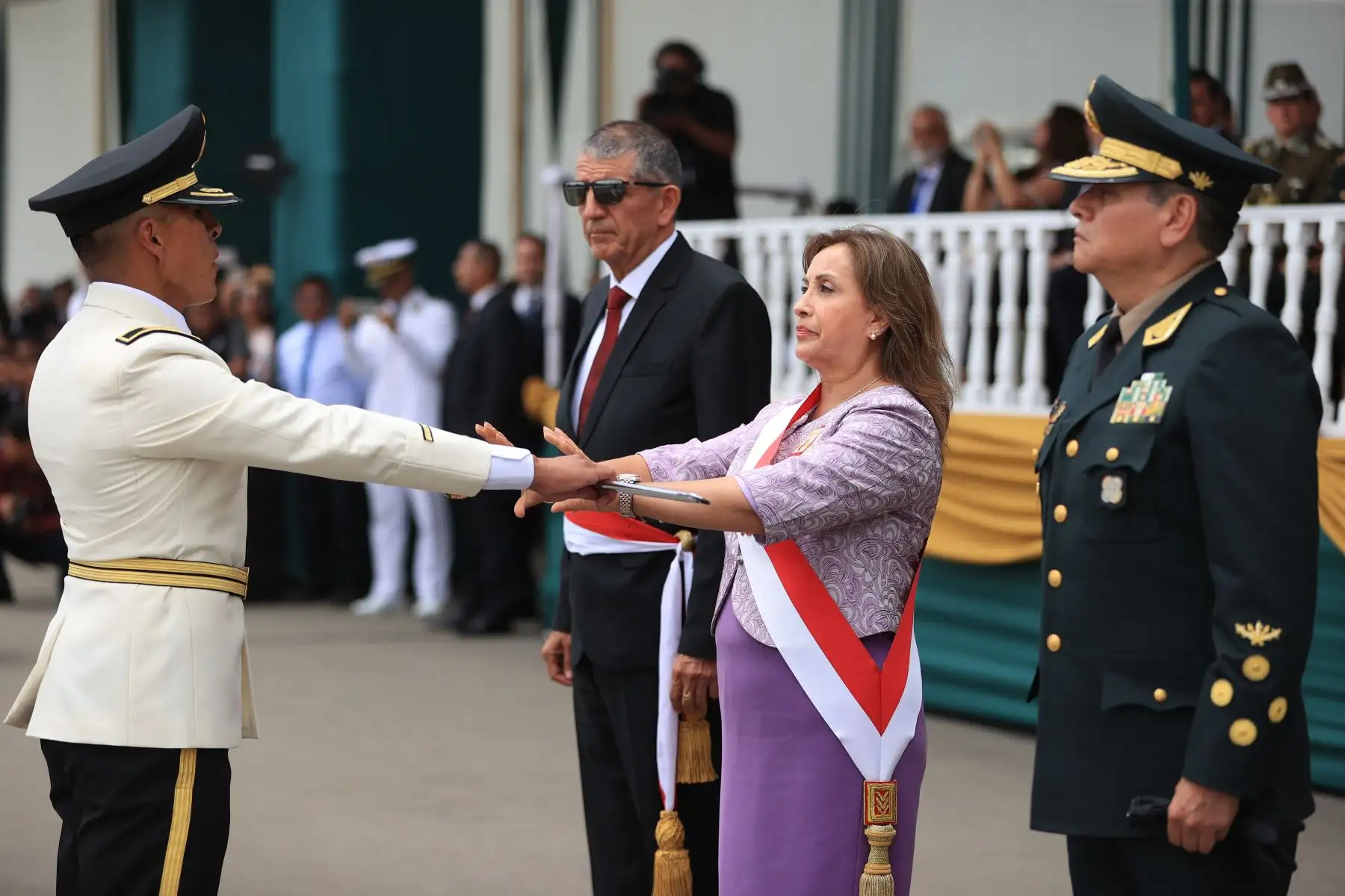 Presidenta Dina Boluarte participa en la ceremonia de graduación de oficiales de la Policía Nacional del Perú, promoción 2024
Foto: ANDINA/Prensa Presidencia