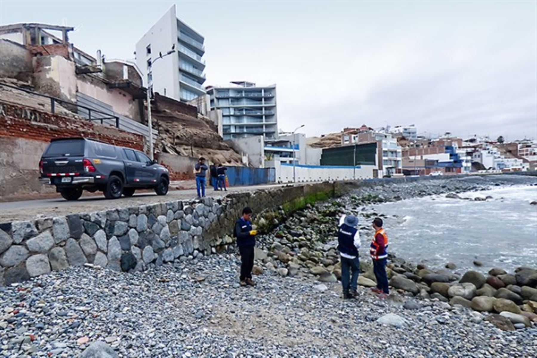 Evaluación de las zonas críticas por peligros geológicos ante Fenómeno El Niño 2023-2024 en Lima Metropolitana. Foto: ANDINA/Difusión