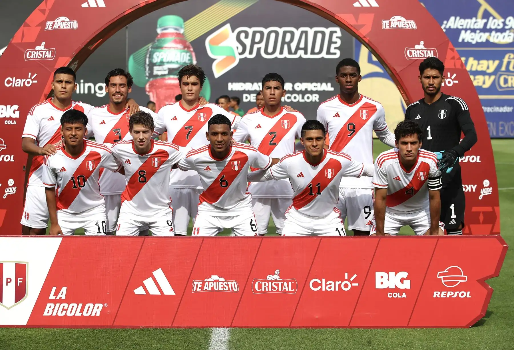 Amistoso internacional de la Selección peruana de futbol Sub 23  rumbo al Preolímpico 2024 disputado en la videna contra su similar de Bolivia en donde la bicolor consiguió la victoria con un contundente  4 a 0.  Foto: FPF