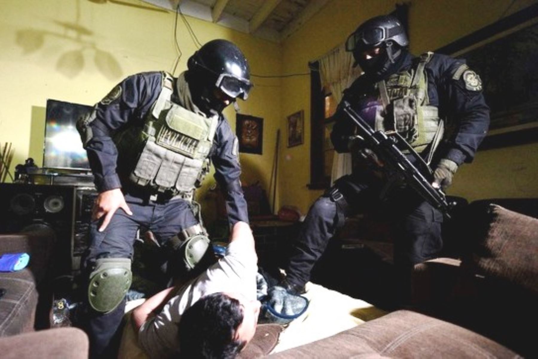 Policía detiene a delincuentes en operativos en Lima. Foto: ANDINA/Difusión.