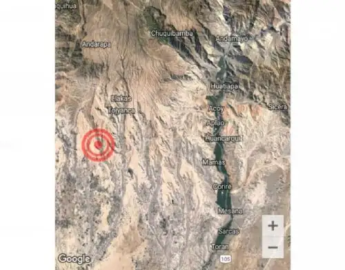 Temblor de magnitud 6.0 afectó Aplao, en Arequipa.