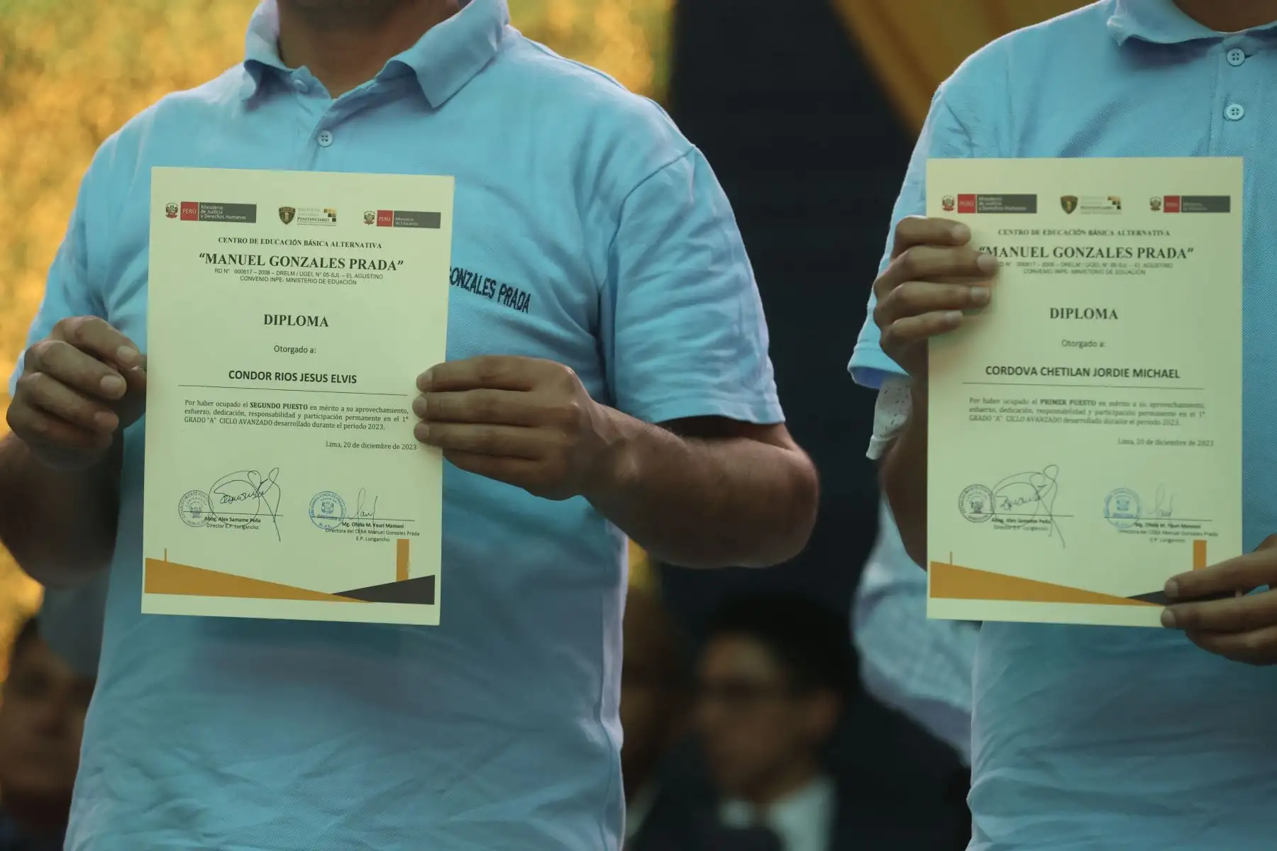 Más de 16 mil internos a nivel nacional concluyen año escolar 2023 a través de la educación en penales donde los internos logran fortalecer su proceso resocializador.

Foto:ANDINA/ Juan Carlos Guzmán Negrini