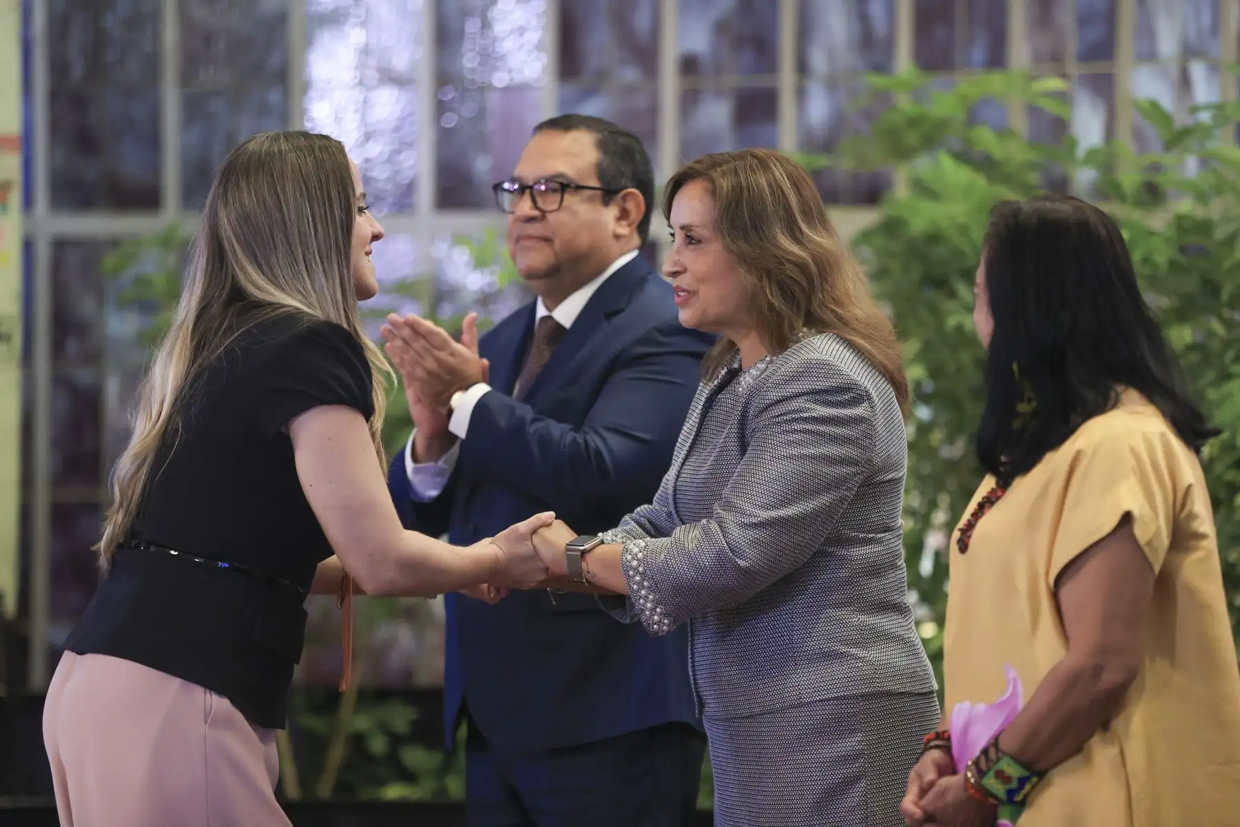 Presidenta Dina Boluarte participó en la ceremonia de entrega del Premio Nacional Ambiental Antonio Brack Egg - Edición 2023.
Foto: ANDIN/ Prensa Presidencia