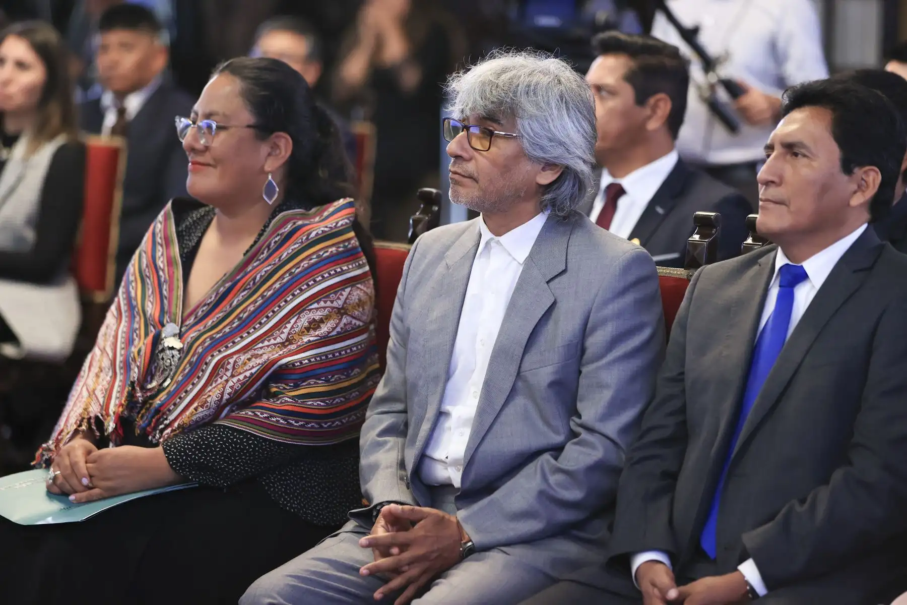 Presidenta Dina Boluarte participó en la ceremonia de entrega del Premio Nacional Ambiental Antonio Brack Egg - Edición 2023.
Foto: ANDIN/ Prensa Presidencia