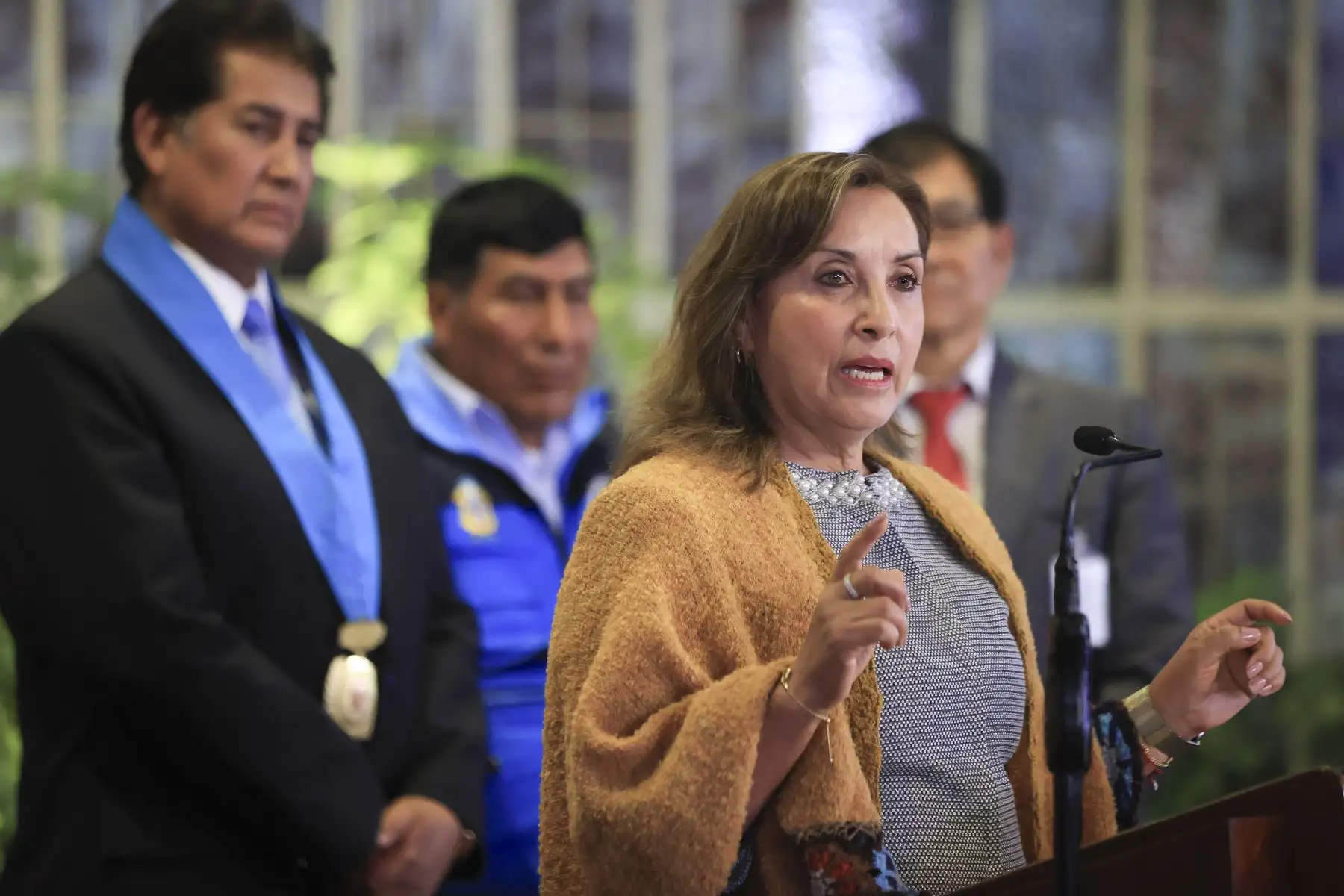 Presidenta Dina Boluarte participó en la ceremonia de suscripción del contrato de préstamo entre el Estado Peruano y el BID, que aprueba el crédito para la ejecución del megaproyecto de agua potable y alcantarillado para Juliaca, región Puno.

Foto: ANDINA/Prensa Presidencia