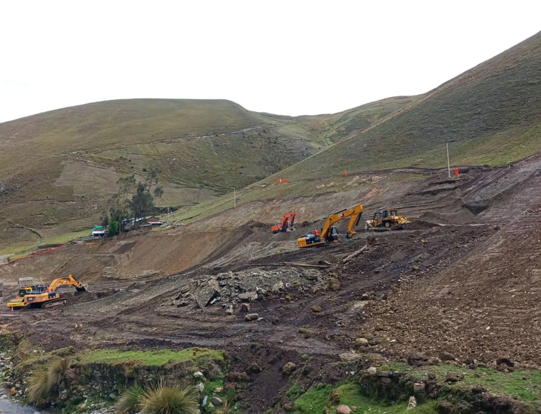 Pasco: AMSAC inició obras de remediación de pasivos mineros en proyecto Azulmina