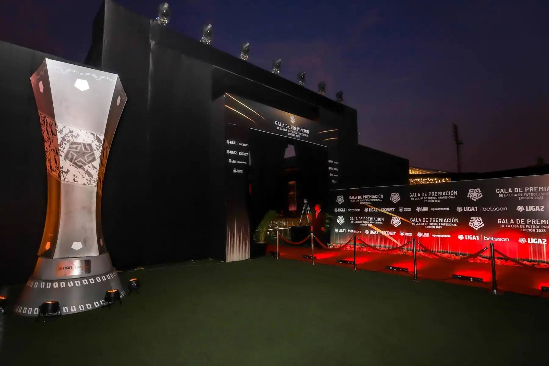 Gala de premiación de la liga de futbol profesional 2023 Foto:Liga1