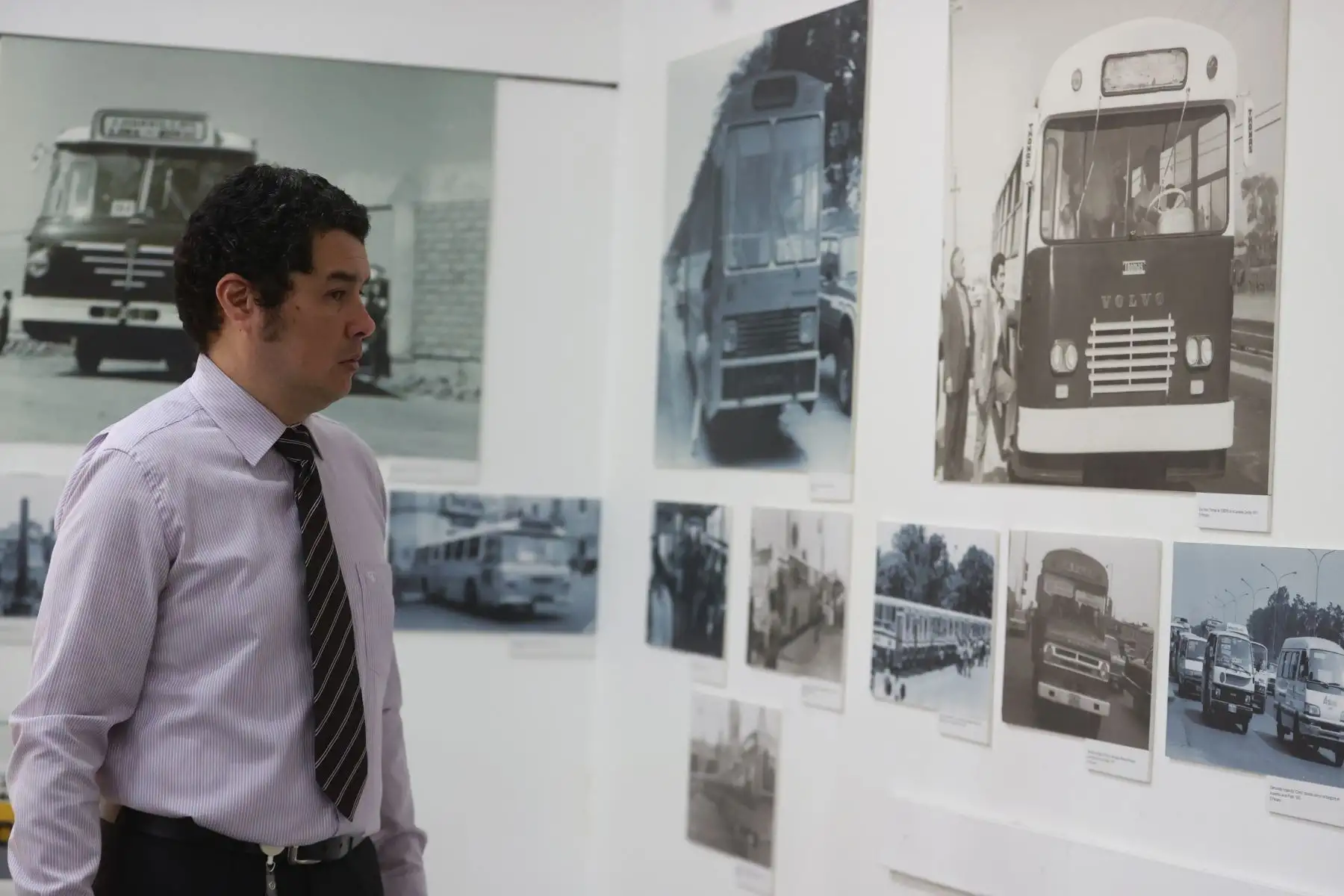 ATU presenta 400 años de historia del transporte público de Lima y Callao a través de una exposición, Un viaje a través de la historia, una exposición gráfica, escrita y audiovisual que abarca 400 años de evolución del transporte desde la época colonial hasta la actualidad. Foto: ANDINA/Vidal Tarqui