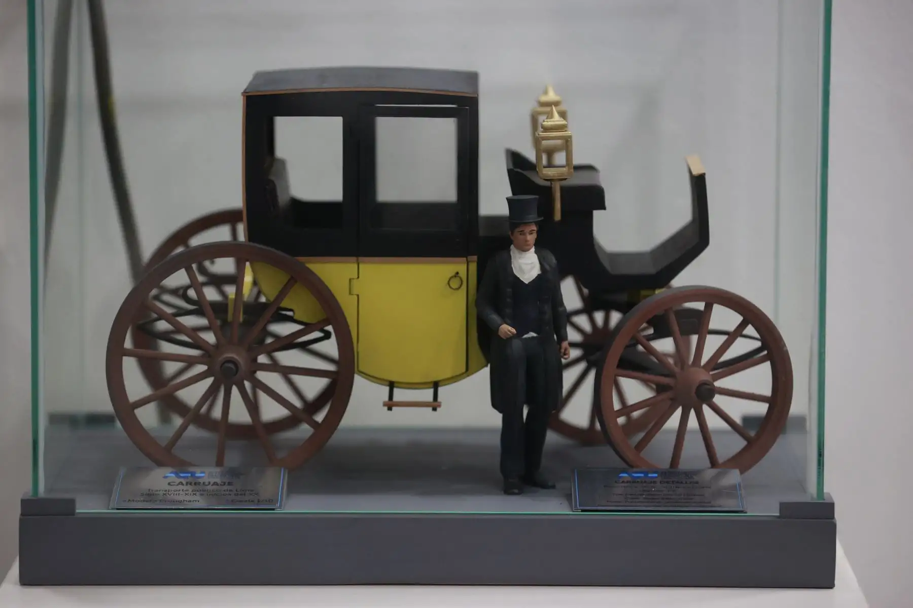ATU presenta 400 años de historia del transporte público de Lima y Callao a través de una exposición, Un viaje a través de la historia, una exposición gráfica, escrita y audiovisual que abarca 400 años de evolución del transporte desde la época colonial hasta la actualidad. Foto: ANDINA/Vidal Tarqui